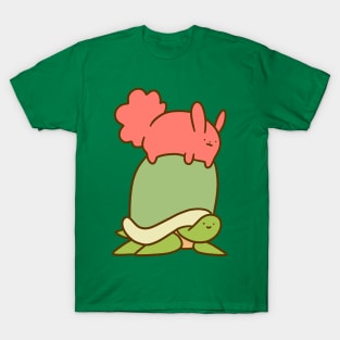 Pink Bunny and Turtle T-Shirt